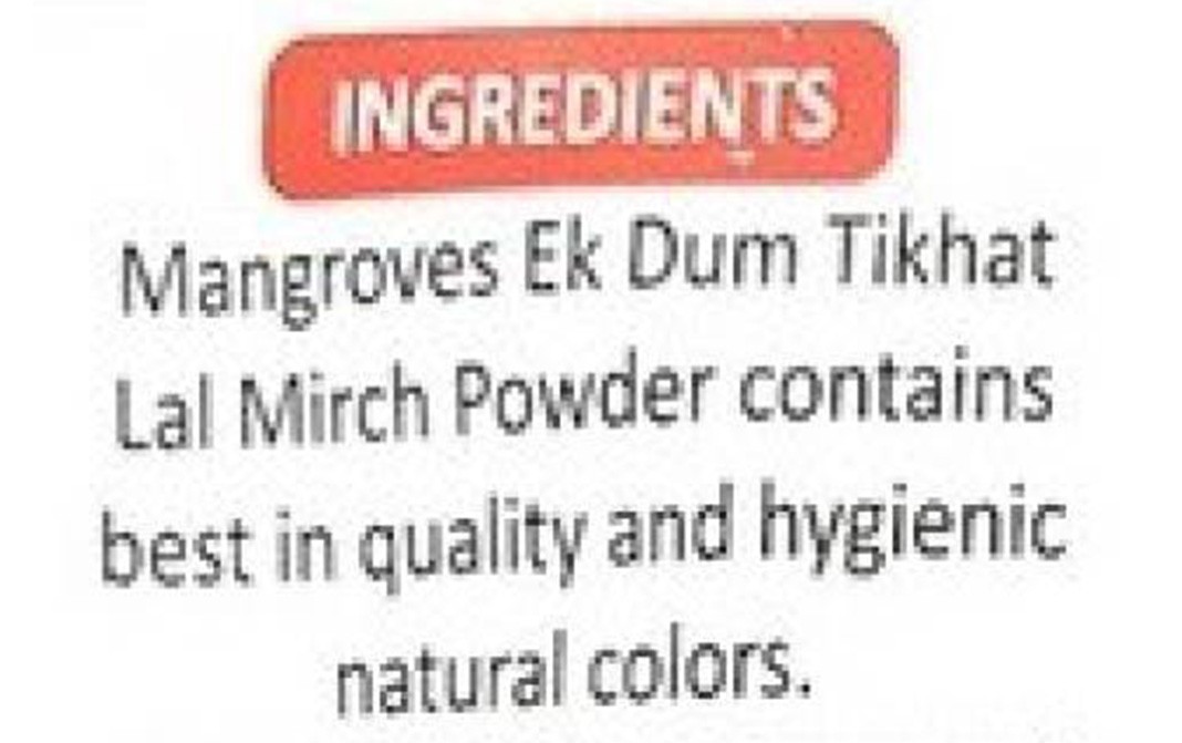 Mangroves Ek Dum Tikhat Lal Mirch Powder   Pack  100 grams